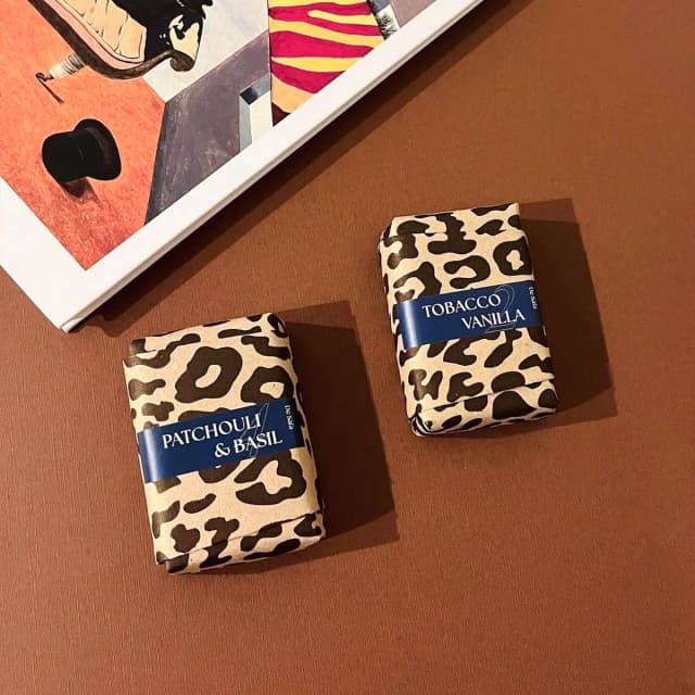 Подарочный набор мыла ручной работы TOBACCO VANILLA / PATCHOULI & BASIL «Africa», лимитированная серия