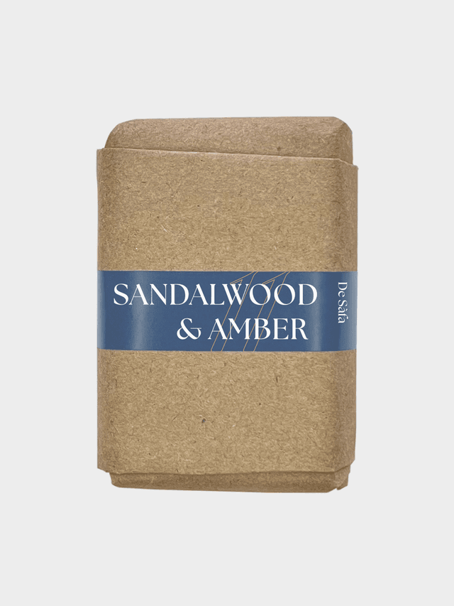 Мыло ручной работы SANDALWOOD & AMBER, парфюмированное